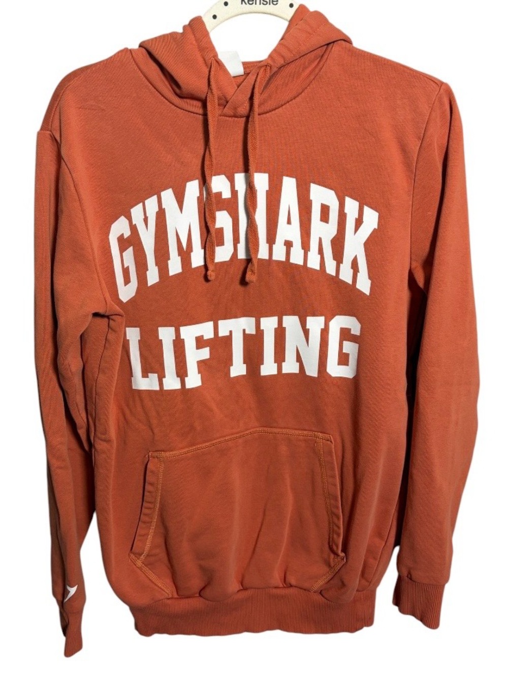 Gymshark Lifting Men's Orange 'Gymshark Lifting' Pullover Hoodie